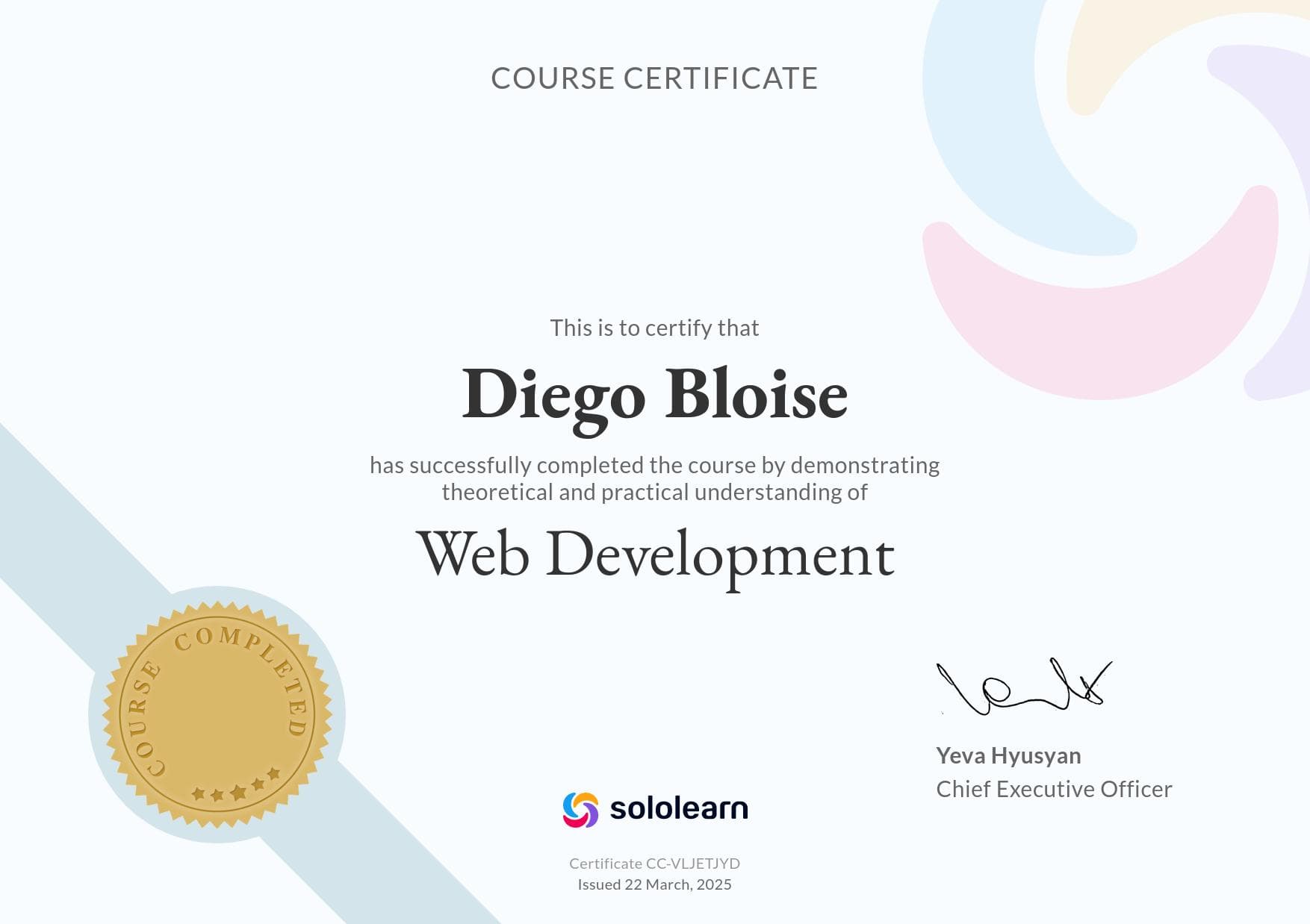 certificate image